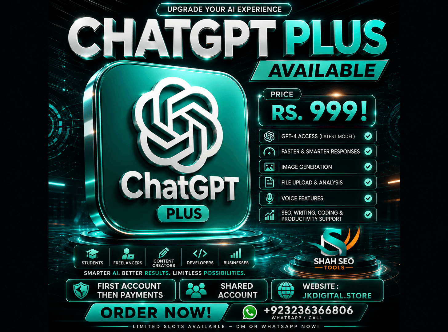 ChatGPT Plus Shared Account